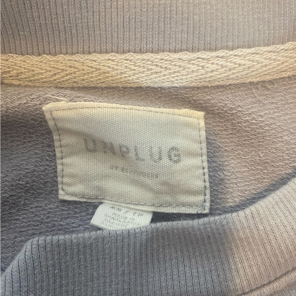 Woman's Cropped Sweater - Unplug - Picture 2 of 3